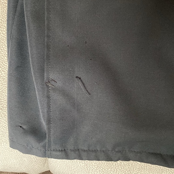 Vintage Exxon gas station attendant jacket. Rare item. Classic blue/gray. - Picture 9 of 10